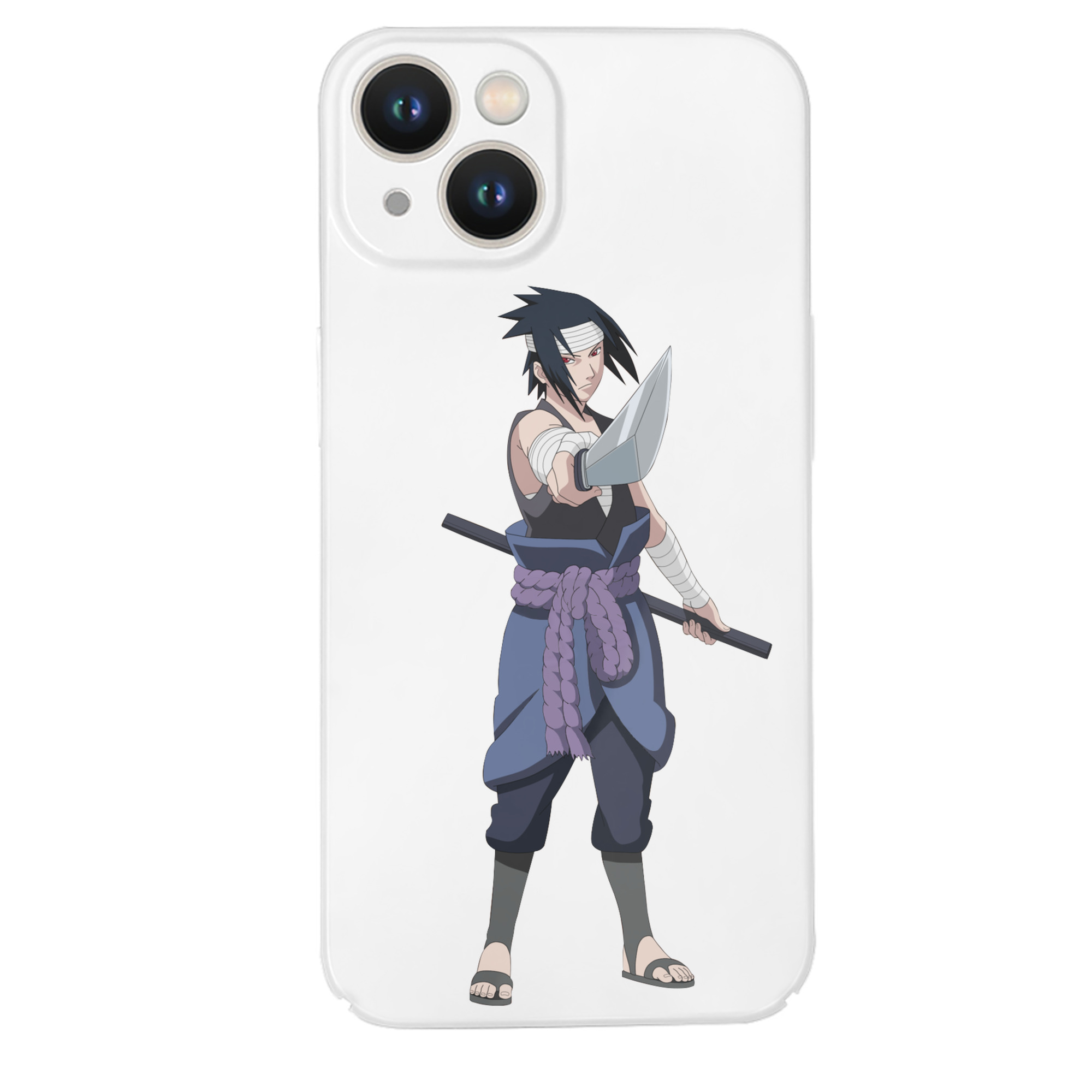 （画像用） NARUTO -ナルト- うちは サスケ Uchiha Sasuke 【iPhone 14シリーズ対応】ハードケース